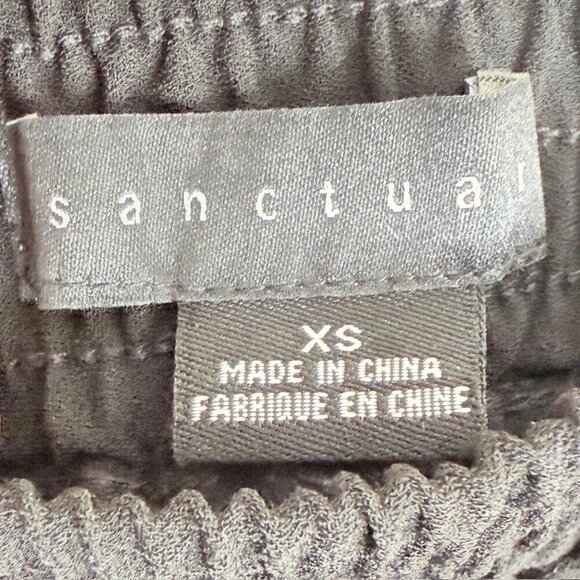 🖤 Sanctuary Black Pull-on Joggers Track Pants | Women’s Athleisure Pockets XS - Picture 3 of 7